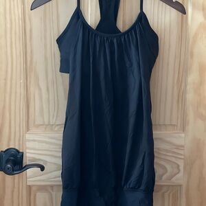 Lululemon Black Tank with Attached Sports Bra
